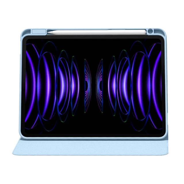 Чехол-книжка Baseus Minimalist Magnetic для iPad Pro 12.9 (2022 | 2021 | 2020) Blue (ARJS040803)