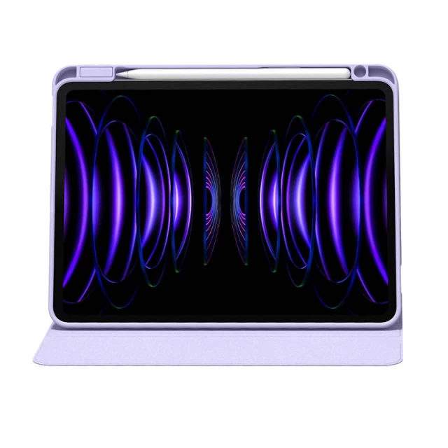 Чехол-книжка Baseus Minimalist Magnetic для iPad Pro 12.9 (2022 | 2021 | 2020) Purple (ARJS040805)