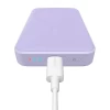 Портативний зарядний пристрій Baseus Magnetic Mini with USB-C to USB-C Cable 10000 mAh 20W Purple with MagSafe (PPCX110105)