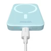 Портативное зарядное устройство Baseus Magnetic Mini with USB-C to USB-C Cable 6000 mAh 20W Blue with MagSafe (PPCX130003)