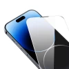 Захисне скло Baseus 0.4mm Corning HD Tempered Glass (with Speaker Cover & Dust Filter & Mounting Kit) для iPhone 14 Pro Max Transparent (SGKN030902)