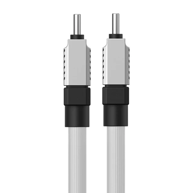 Кабель Baseus CoolPlay USB-C to USB-C 100W 2m White (CAKW000302)