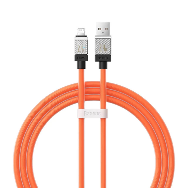 Кабель Baseus CoolPlay USB-A to Lightning 2.4A 1m Orange (CAKW000407)
