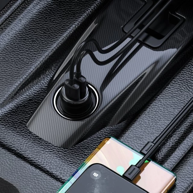 Автомобільний зарядний пристрій Baseus S-16 Car Bluetooth MP3 Player Black (CCMT000201)