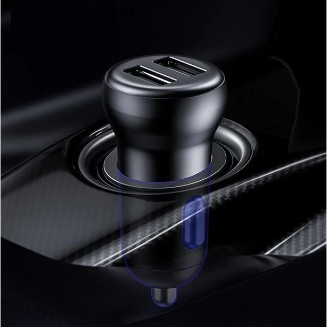 Автомобільний зарядний пристрій Baseus S-16 Car Bluetooth MP3 Player Black (CCMT000201)