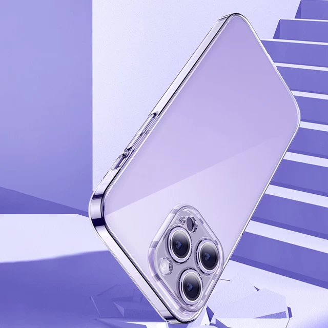 Чохол і захисне скло Baseus Crystal Case для iPhone 14 Pro Max Transparent (ARSJ001202)