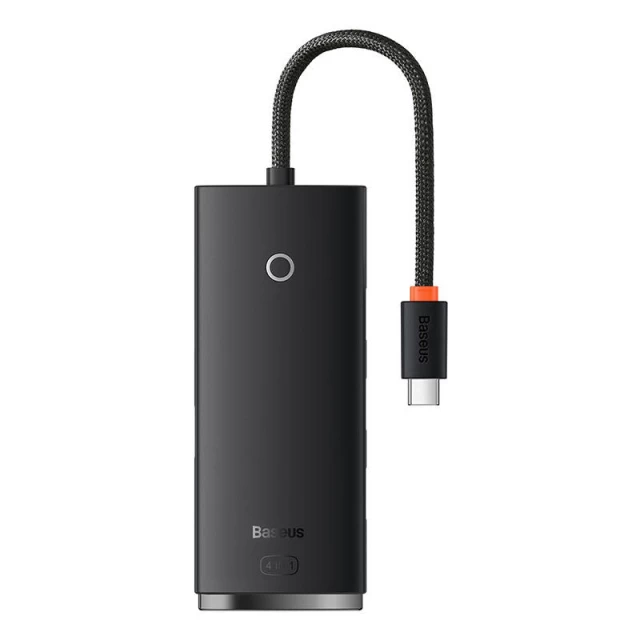 USB-хаб Baseus USB-C to 4x USB-A 0.25m Black (WKQX080101)