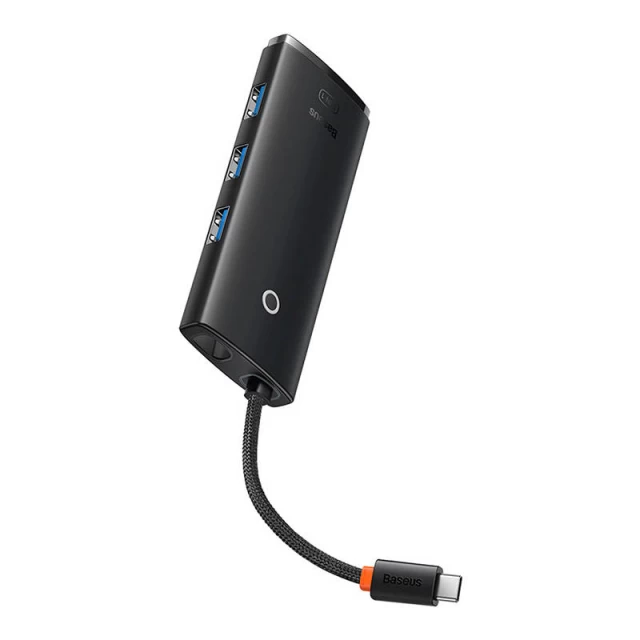 USB-хаб Baseus USB-C to USB-C | 3x USB-A | HDMI Black (WKQX080201)