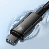 Кабель Baseus Tungsten Gold USB-C to USB-C QC PD 3.1 480Mb/s 240W 2 m Black (CAWJ040001)