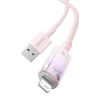 Кабель Baseus Explorer FC USB-A to Lightning 2.4A 1m Pink (CATS010004)