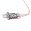 Кабель Baseus Explorer FC USB-A to Lightning 2.4A 2m Pink (CATS010104)