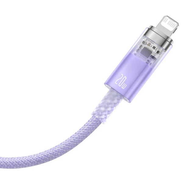 Кабель Baseus Explorer FC USB-C to Lightning 20W 1m Purple (CATS010205)