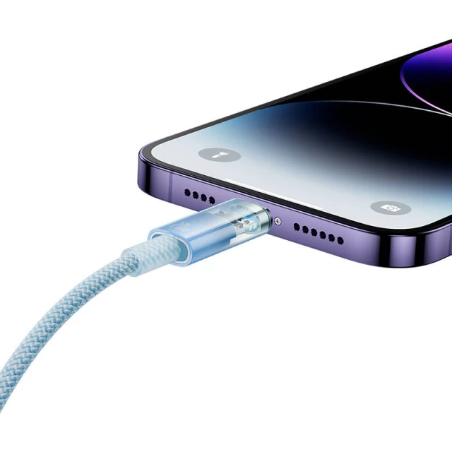 Кабель Baseus Explorer FC USB-C to Lightning 20W 1m Blue (CATS010203)
