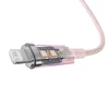 Кабель Baseus Explorer FC USB-C to Lightning 20W 1m Pink (CATS010204)