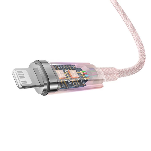 Кабель Baseus Explorer FC USB-C to Lightning 20W 1m Pink (CATS010204)