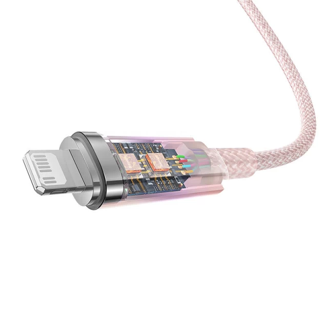 Кабель Baseus Explorer FC USB-C to Lightning 20W 2m Pink (CATS010304)