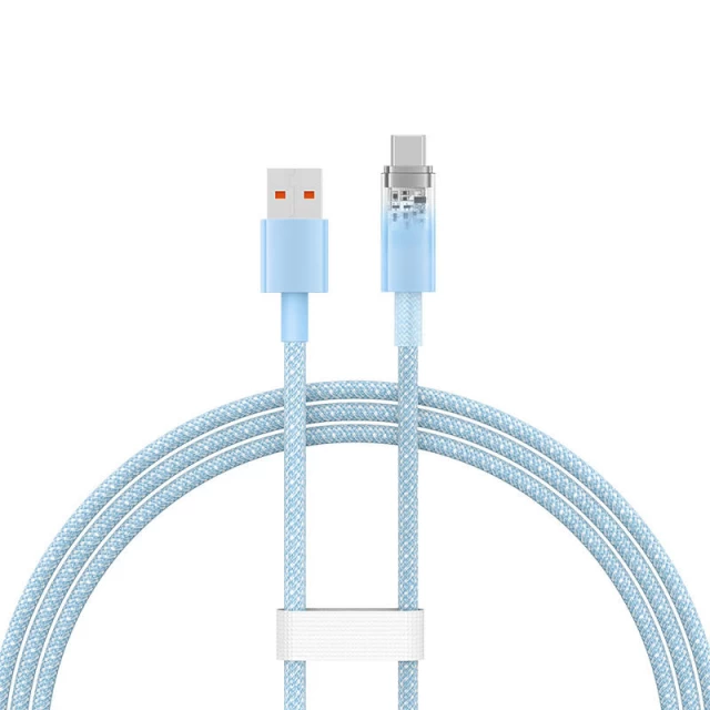 Кабель Baseus Explorer FC USB-A to USB-C 6A 1m Blue (CATS010403)