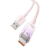 Кабель Baseus Explorer FC USB-A to USB-C 6A 1m Pink (CATS010404)