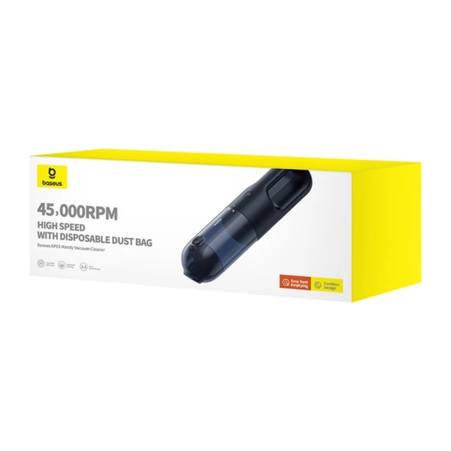 Портативный пылесос Baseus AP01 5000Pa Black (C30450100111-00)