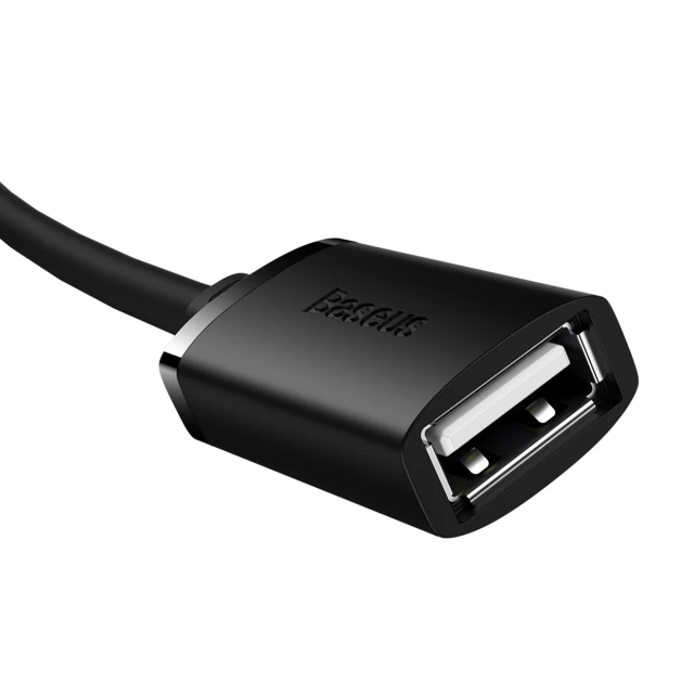 Адаптер Baseus AirJoy Series USB-A to USB-A 0.5m Black (B00631100111-00)