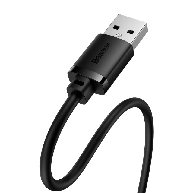 Кабель-удлинитель Baseus AirJoy Series USB-A (2.0) to USB-A (2.0) 1.5m Black (B00631101111-00)