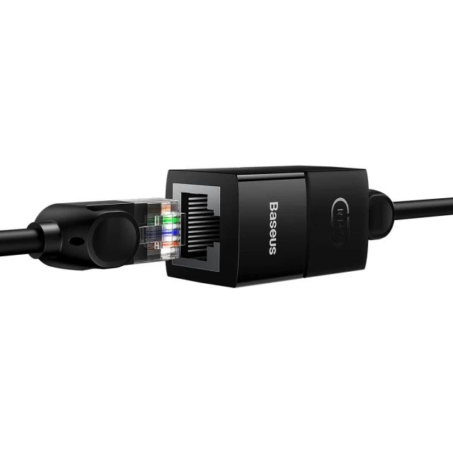 Мережевий з'єднувач кабелю Baseus AirJoy Series Ethernet RJ-45 (10 PCS) Black (B00131100111-02)