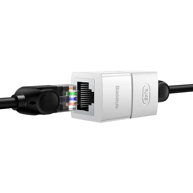 Мережевий з'єднувач кабелю Baseus AirJoy Series Ethernet RJ-45 (10 PCS) White (B00131100211-00)