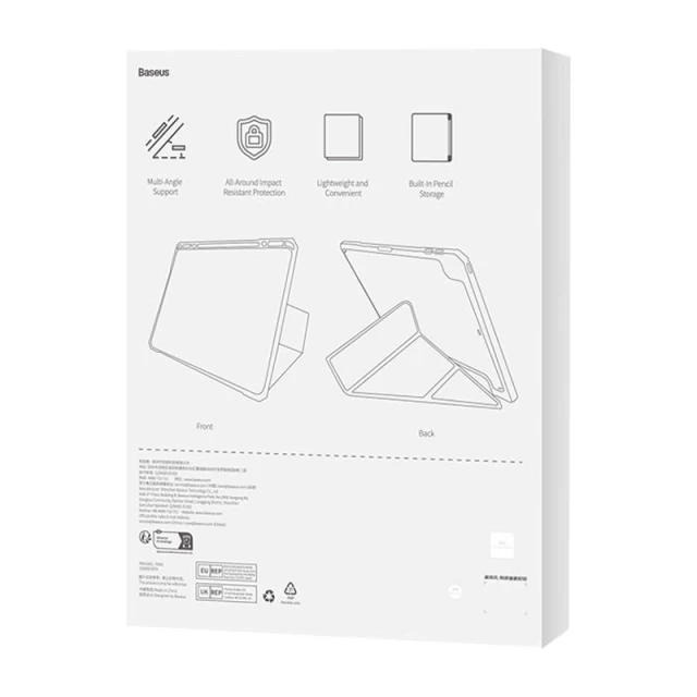 Чехол-книжка Baseus Minimalist для iPad 10.9 (2022) 10th Gen Grey (P40112502821-03)