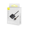 Адаптер Baseus AirJoy Series 2-in-1 4K 60Hz 3х HDMI (2 IN/1 OUT) with Built-In Cable 1m Black (B01331105111-01)