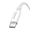 Кабель Baseus Superior USB-A to USB-C 100W 0.25m White (P10320102214-00)