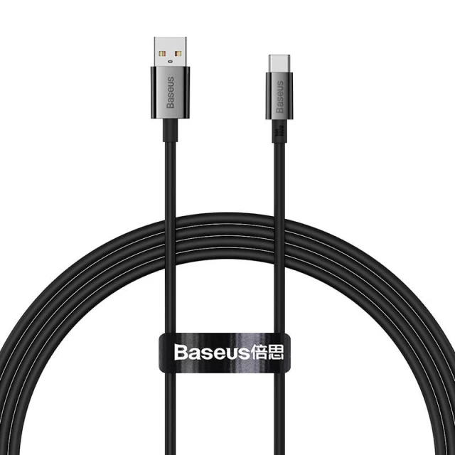 Кабель Baseus Superior USB-A to USB-C 100W 1.5m Black (P10320102114-01)