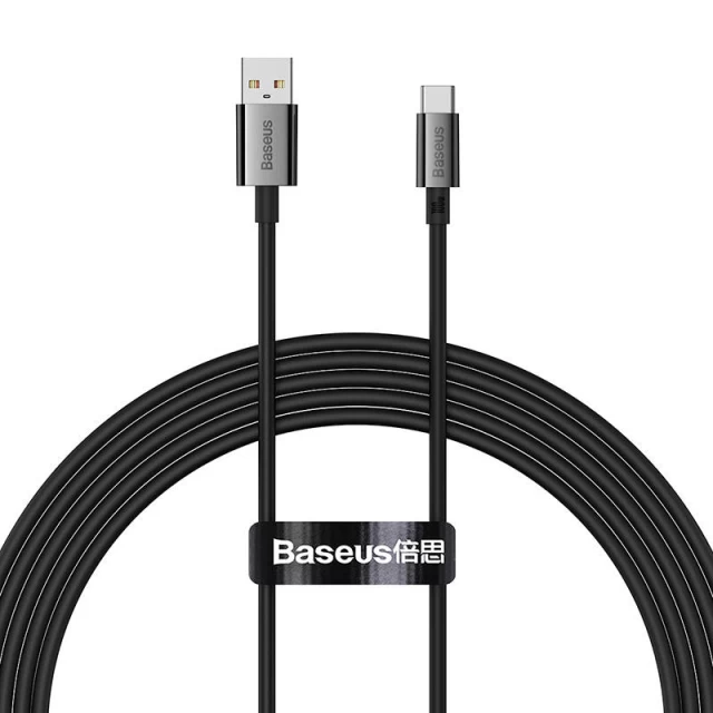Кабель Baseus Superior USB-A to USB-C 100W 2m Black (P10320102114-02)