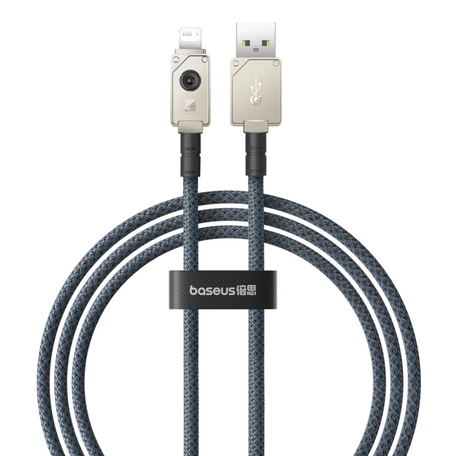 Кабель Baseus Unbreakable USB-A to Lightning 480Mbps 1m White (P10355802221-00)