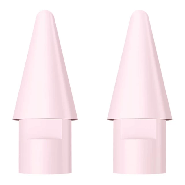 Запасні наконечники Baseus для стилуса Baseus Smooth Writer | Apple Pencil 1st/2nd Gen (2 Pack) Baby Pink (P80015901411-00)