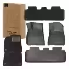 Комплект килимків Baseus T-Space для Tesla Model 3 (6 Pack) Black Velvet (C20251300111-01)