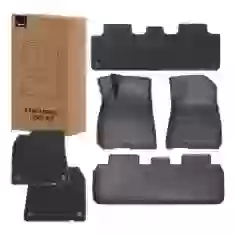 Комплект ковриков Baseus T-Space для Tesla Model Y (6 Pack) Black Polypropylene (C20251300112-00)