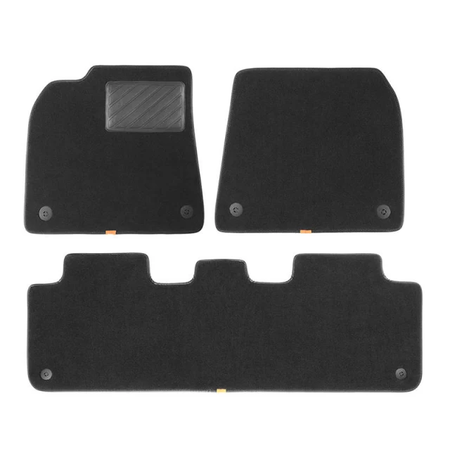Комплект килимків Baseus T-Space для Tesla Model 3 (9 Pack) Black Velvet (C20251300111-03)