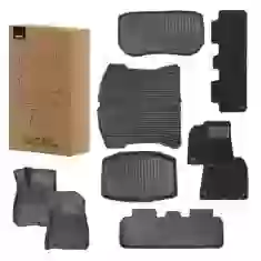 Комплект ковриков Baseus T-Space для Tesla Model 3 (9 Pack) Black Velvet (C20251300111-03)