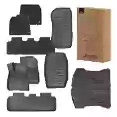 Комплект ковриков Baseus T-Space для Tesla Model 3 (9 Pack) Black Polypropylene (C20251300111-02)