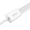 Кабель Baseus Superior Data USB-A to micro USB | Lightning | USB-C 3.5A 1m White (P10320105221-00)
