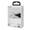 Кабель Baseus Superior Data USB-A to micro USB | Lightning | USB-C 3.5A 0.5m White (P10320105221-01)
