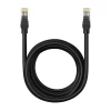 Сетевой кабель Baseus High Speed (Round) Ethernet RJ45 Cat.5 1000Mb/s 5m Black (B00133206111-05)