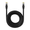 Мережевий кабель Baseus High Speed (Round) Ethernet RJ45 Cat.5 1000Mb/s 10m Black (B00133206111-07)