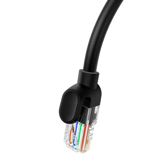 Сетевой кабель Baseus High Speed (Round) Ethernet RJ45 Cat.5 1000Mb/s 0.5m Black (B00133206111-00)