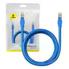 Сетевой кабель Baseus High Speed (Round) Ethernet RJ45 Cat.6 1000Mb/s 2m Blue (B00133204311-02)
