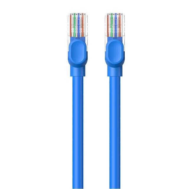 Мережевий кабель Baseus High Speed (Round) Ethernet RJ45 Cat.6 1000Mb/s 1m Blue (B00133204311-01)