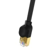 Мережевий кабель Baseus High Speed (Round) Ethernet RJ45 Cat.7 Gigabit 0.5m Black (B00133208111-00)