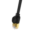 Мережевий кабель Baseus High Speed (Flat) Ethernet RJ45 Cat.7 1000Mb/s 8m Black (B00133207111-05)