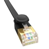 Мережевий кабель Baseus High Speed (Flat) Ethernet RJ45 Cat.7 1000Mb/s 3m Black (B00133207111-03)