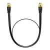 Сетевой кабель Baseus High Speed (Flat) Ethernet RJ45 Cat.7 1000Mb/s 0.5m Black (B00133207111-00)